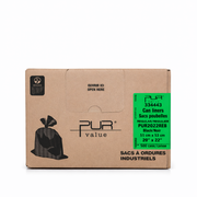 Garbage bags 20 x 22 (Regular) - Black - 500 per case