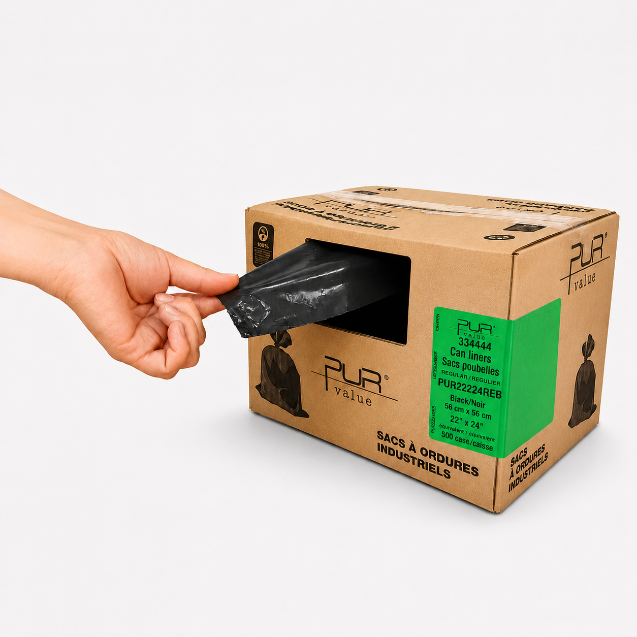 Garbage Bags - 22 x 24 (Regular) - 500 per case