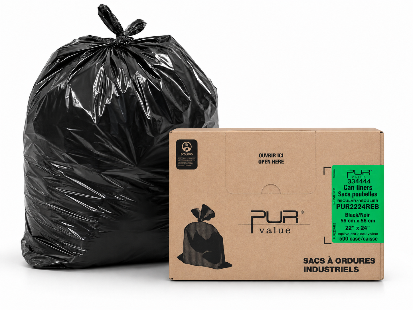 Garbage Bags - 22 x 24 (Regular) - 500 per case