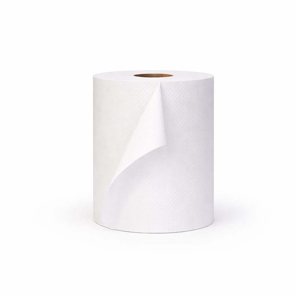 All Purpose Hand Paper Roll (White) - 12 Rolls per case (425ft)