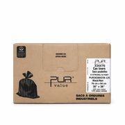 Garbage bags - 30 x 38 (Extra Strong) - Black - 125 per case