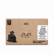 Garbage bags - 42 x 48 (Extra Strong) - Black - 100 per case