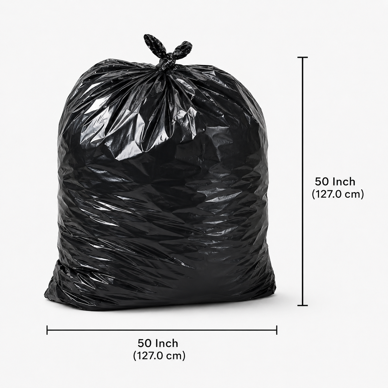 Garbage bags - 50 x 50 (Extra Strong) - Black - 50 per case