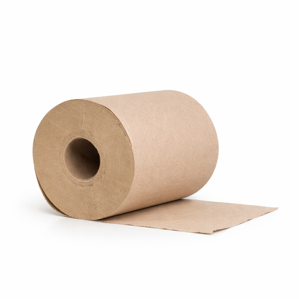 Kraft Hand Roll Paper Towel - 12 Rolls per case (425ft) - Everest Pro