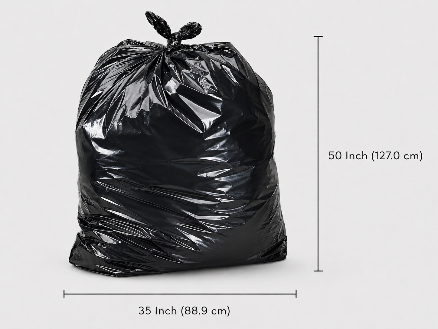 Sacs Poubelle - 35 x 50 (Extra Fort) - Noir - 100 par caisse