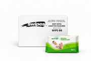 Lingettes Humides pour Bébé - 12 Sachets par Boite (80 Lingettes par Sachet) - Swipes