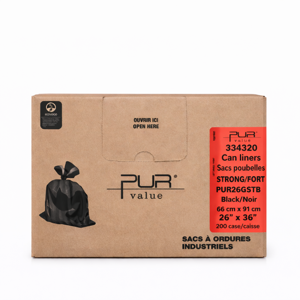 Garbage bags - 26 x 36 (Strong) - Black - 200 per case