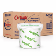 Certainty™ Personal Care Gentle Skin Wipes - White 2 x 900 Sheets