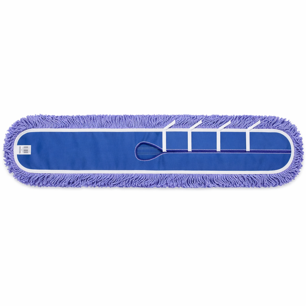 Dust Mop Head - Tie-On 18", 24", 36", 48", Blue
