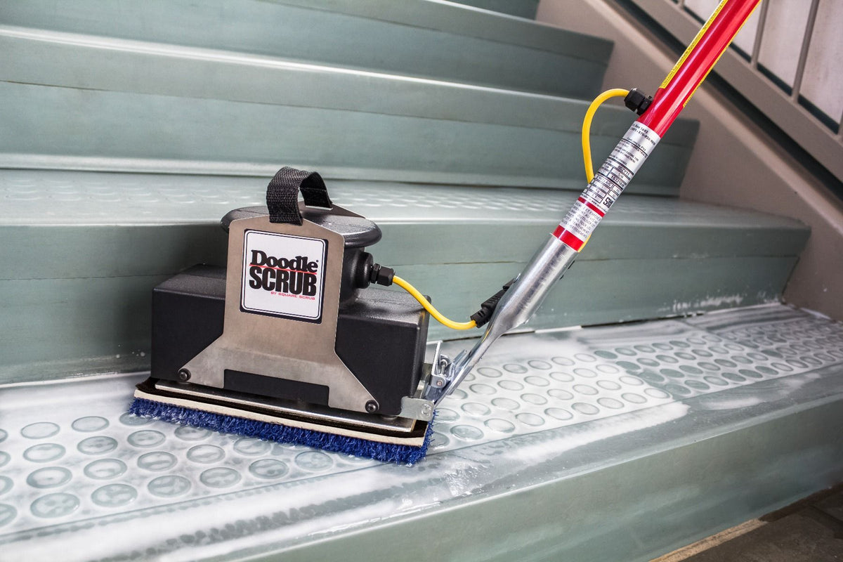 Doodle Scrub® - Corded Compact Floor Cleaning & Preparation Machine, 10.5" x 5.25" - Dustbane
