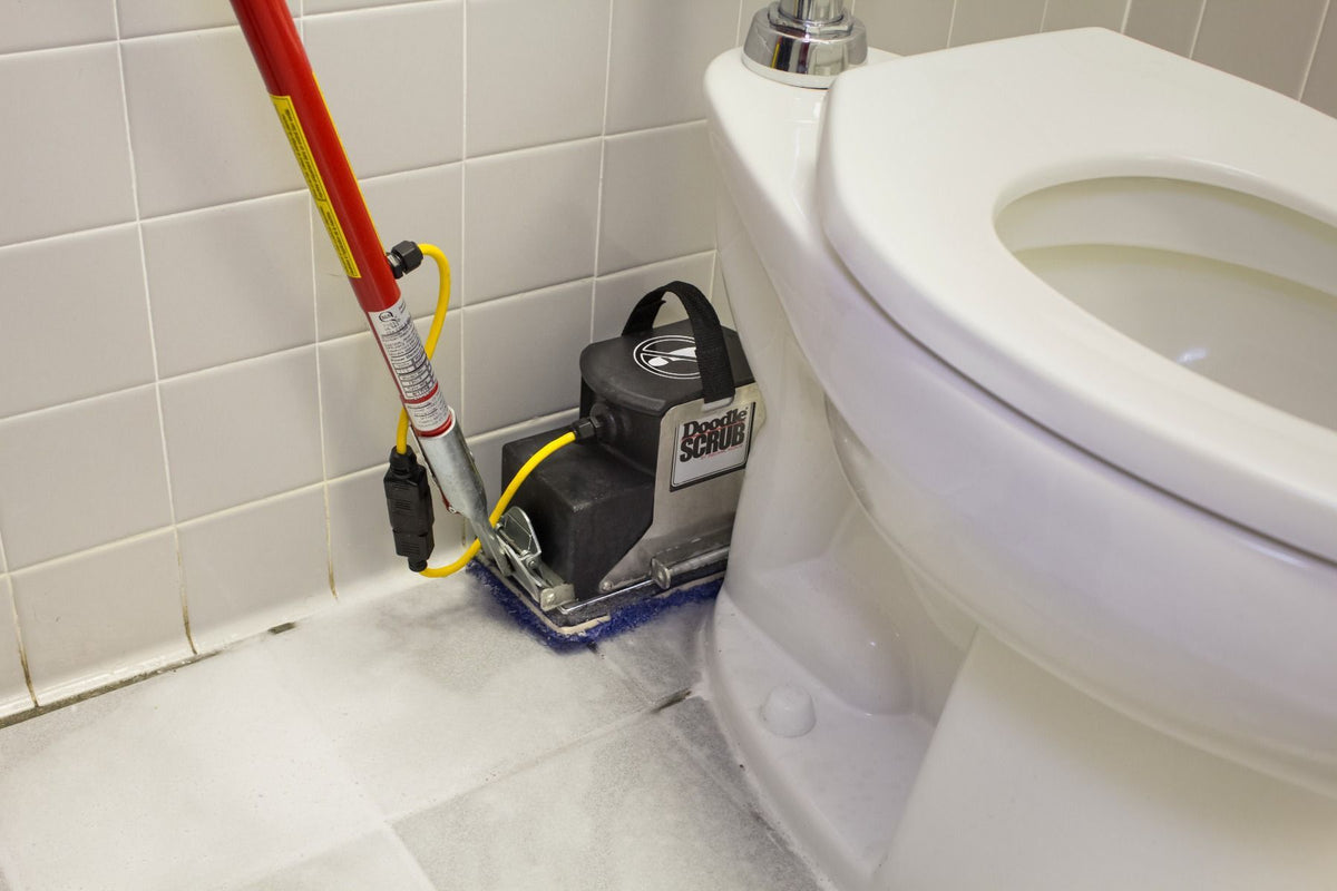 Doodle Scrub® - Corded Compact Floor Cleaning & Preparation Machine, 10.5" x 5.25" - Dustbane