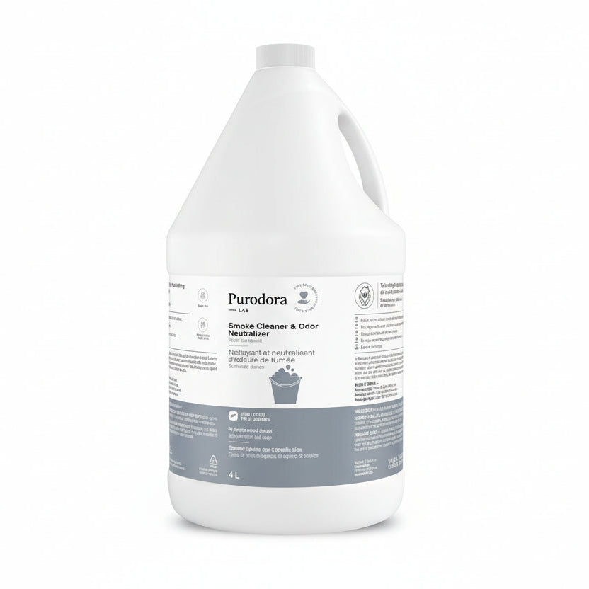 Purodora - Smoke Cleaner & Odor Neutralizer for Hard Surfaces - 1L, 4L