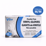 Vinyl Gloves - Powder Free, Latex Free - 100 per pack - Viro