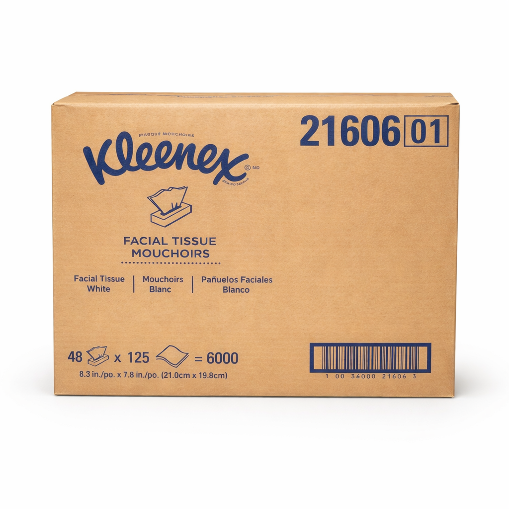 Mouchoirs - Kleenex - Boîte de 48 paquets - 2160601