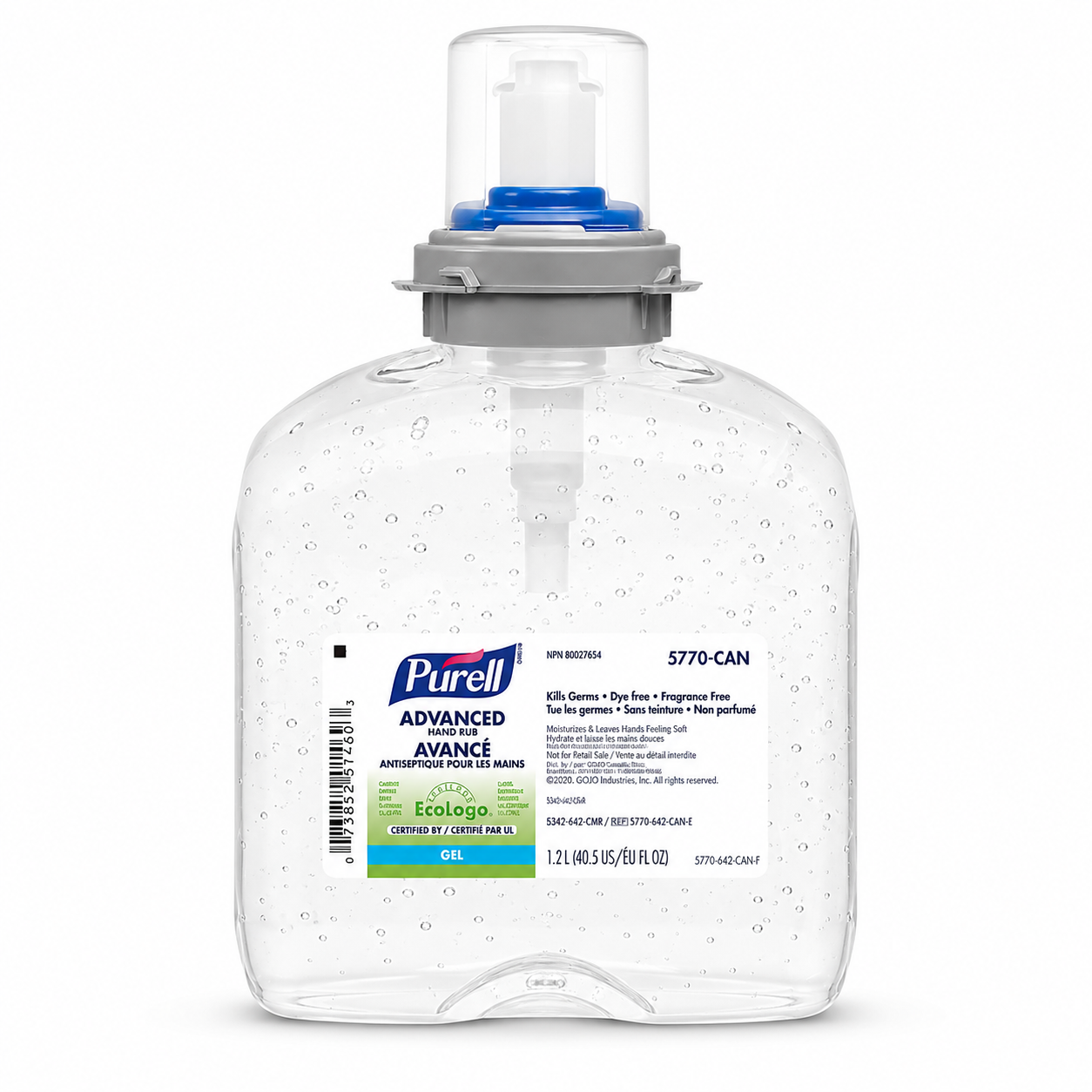Purell® - Advanced Hand Rub Gel - 1 x Cartridge Refill - 5770-01