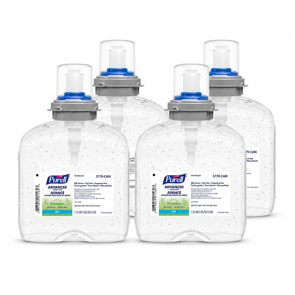 Purell® - Advanced Hand Rub Gel - 5770-04 (Pack of 4)
