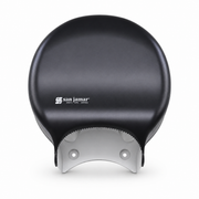 San Jamar - Classic 9" Single-Roll Jumbo Bath Tissue Dispenser, Black - R2000TBK