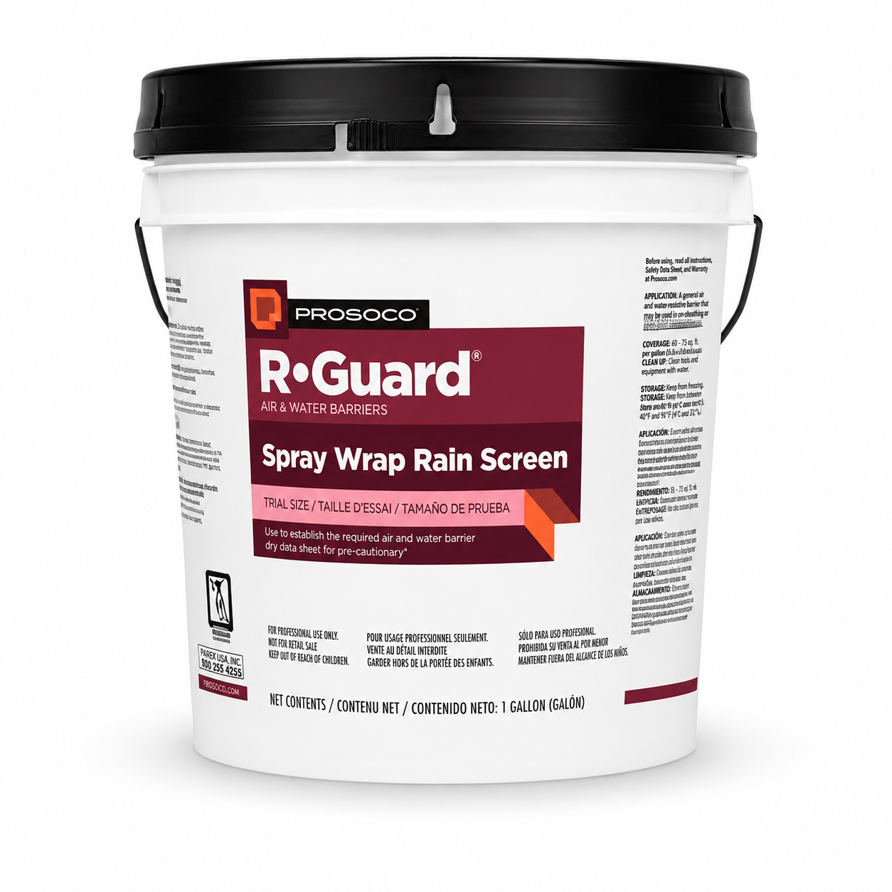 R-Guard - Spray Wrap Rain Screen 1 Gal - Prosoco