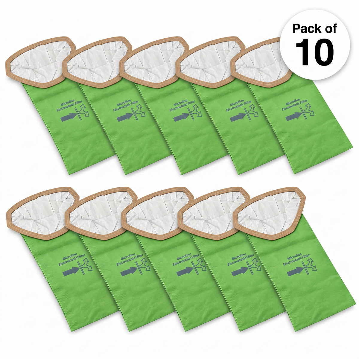 ProTeam 10 - Micro Filter Vacuum Bags - Super Coach Pro 10, GoFit 10 (10 Pack)