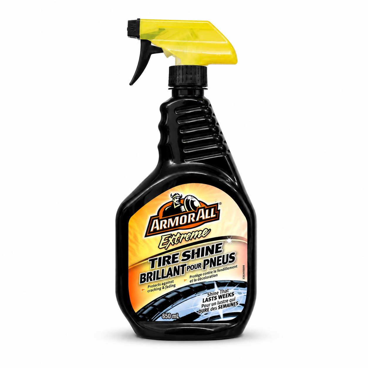 Armor All - Extrême Brillance Pneus - Formule Brillance-Protection - Brillance Supplémentaire - 650 mL