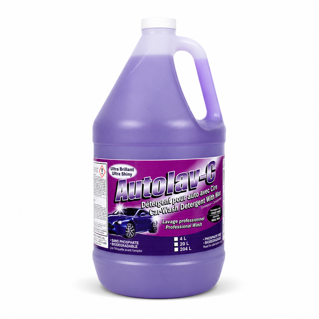 Autolav-C - Car Wash Detergent with Wax - 4L