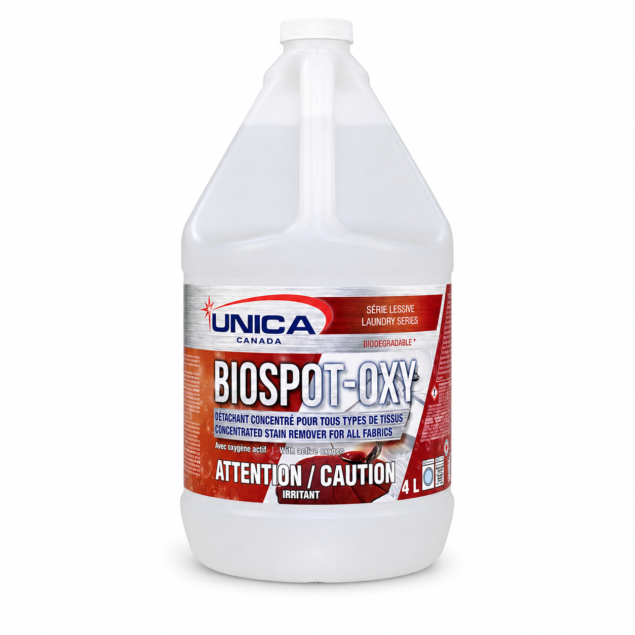 Biospot-Oxy - All fabric concentrated stain remover - Unica - 4L