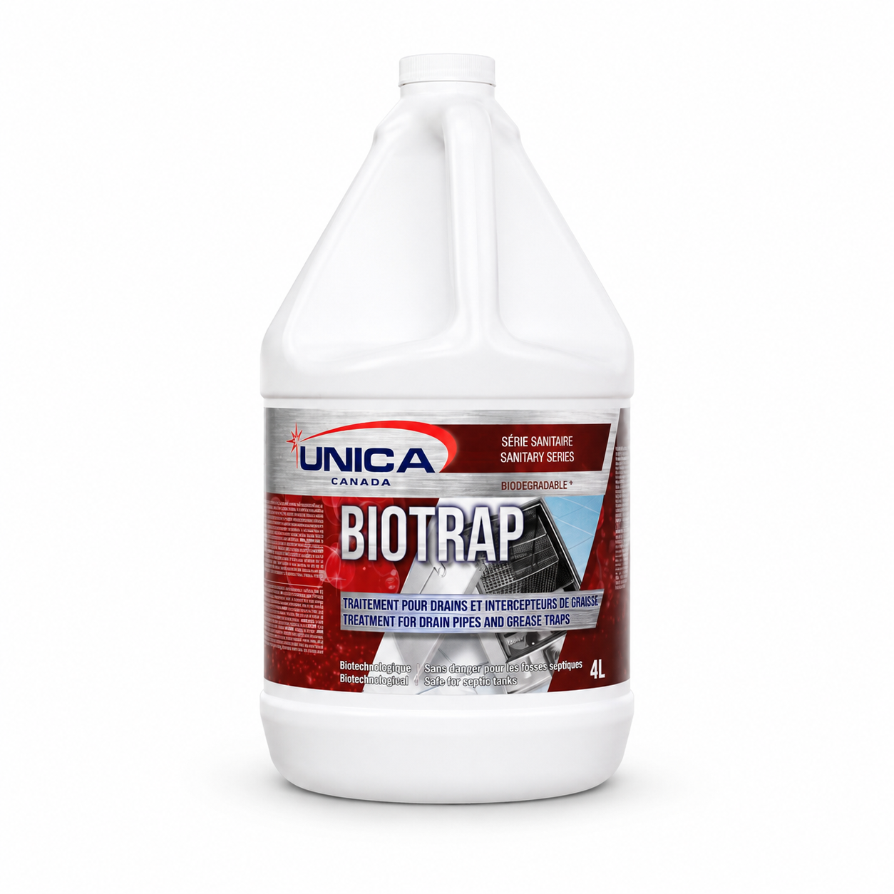 Biotrap - Drain Pipe & Grease Trap Treatment - 4L - Unica