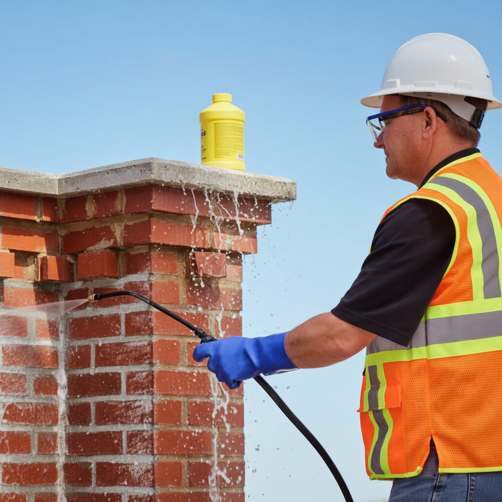 Brick cleaning marketing image