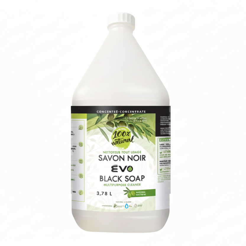 Black Soap (Concentrated) –  Natural multiple uses (4L, 946ml, 500ml) –  EVO