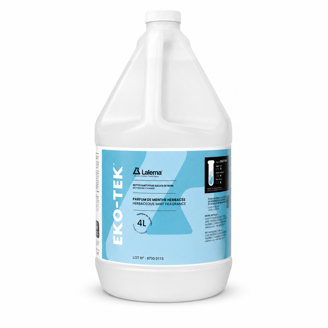 EKO-TEK - Nettoyant Écologique Universel pour Salle de Bain - 4L