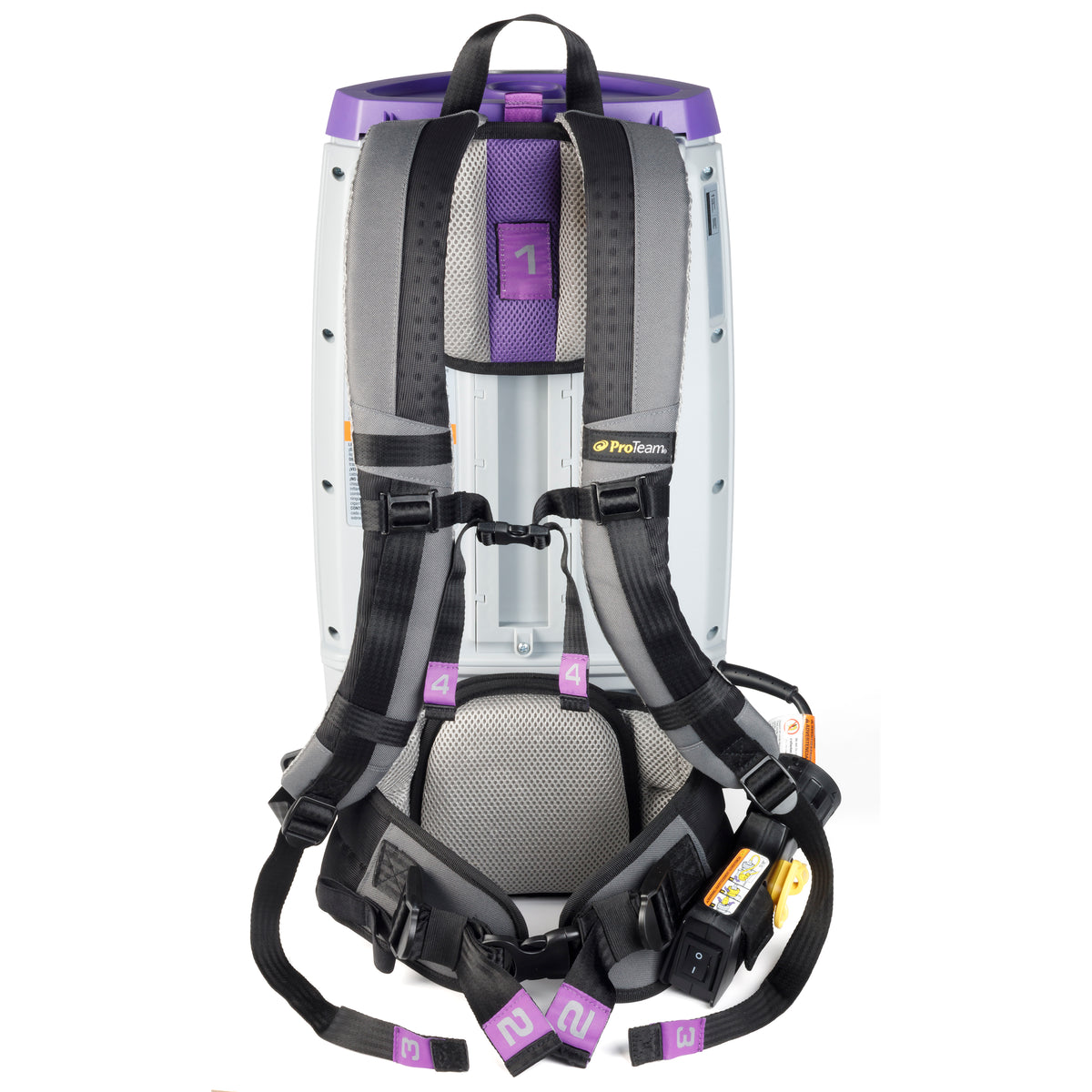 ProTeam - GoFit Super Coach 10 - Dry Backpack Vacuum 10qt