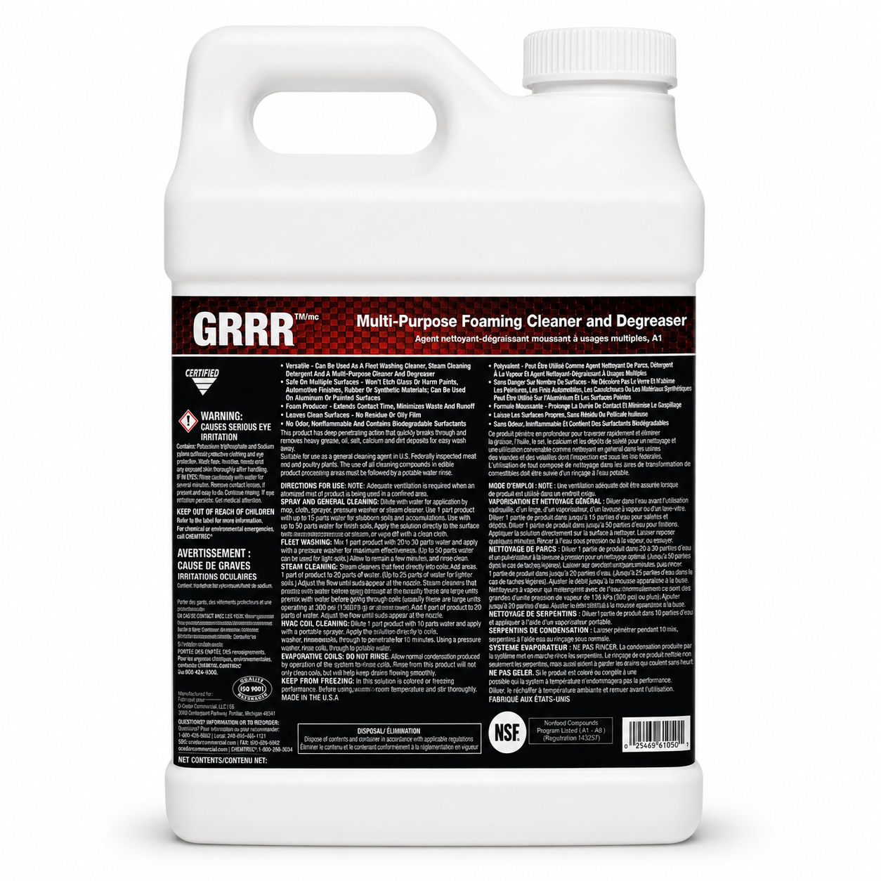GRRR - Super Concentrated Cleaner and Degreaser - Certified Labs