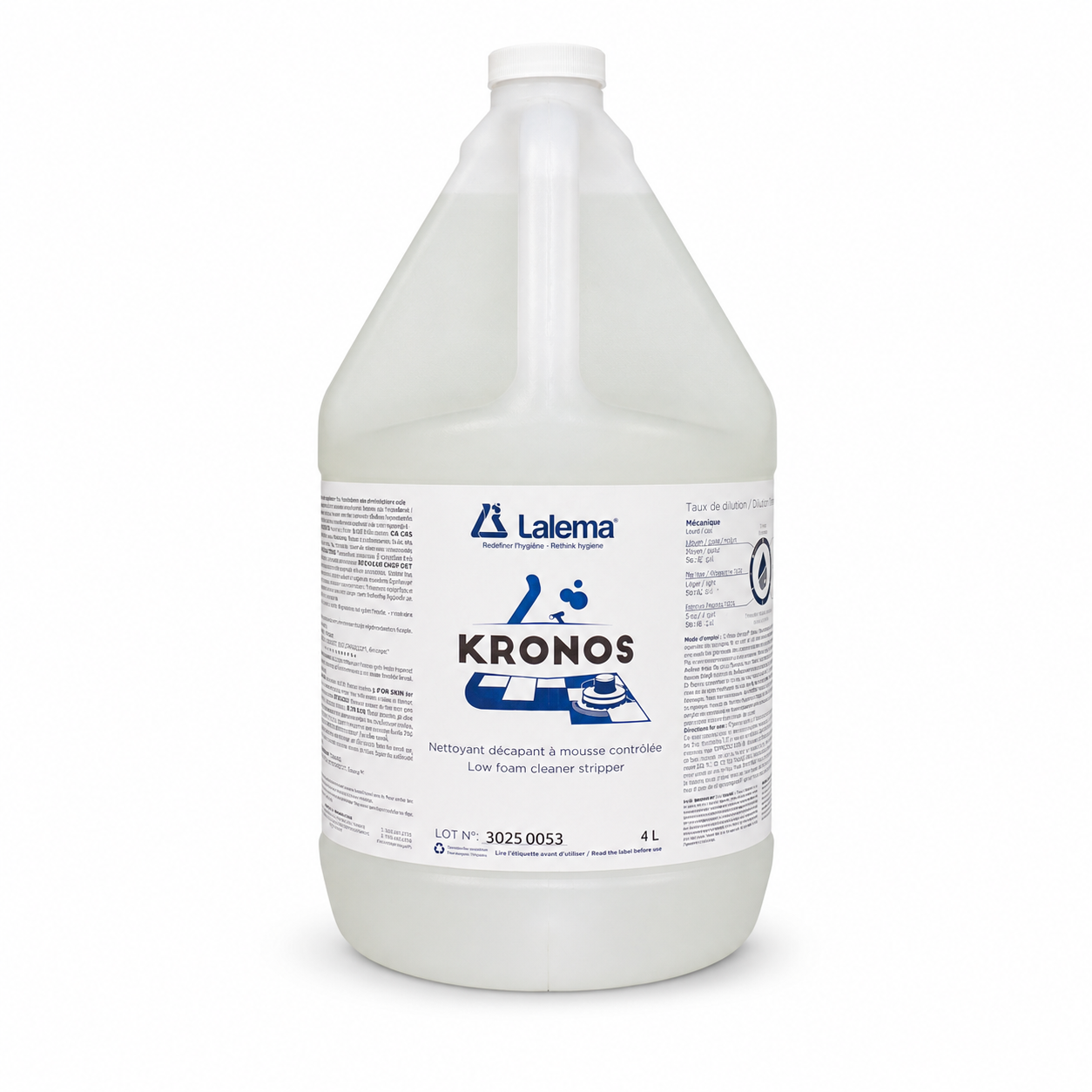 Kronos - Ultra-Powerful Floor Stripper Low Foam - 4L