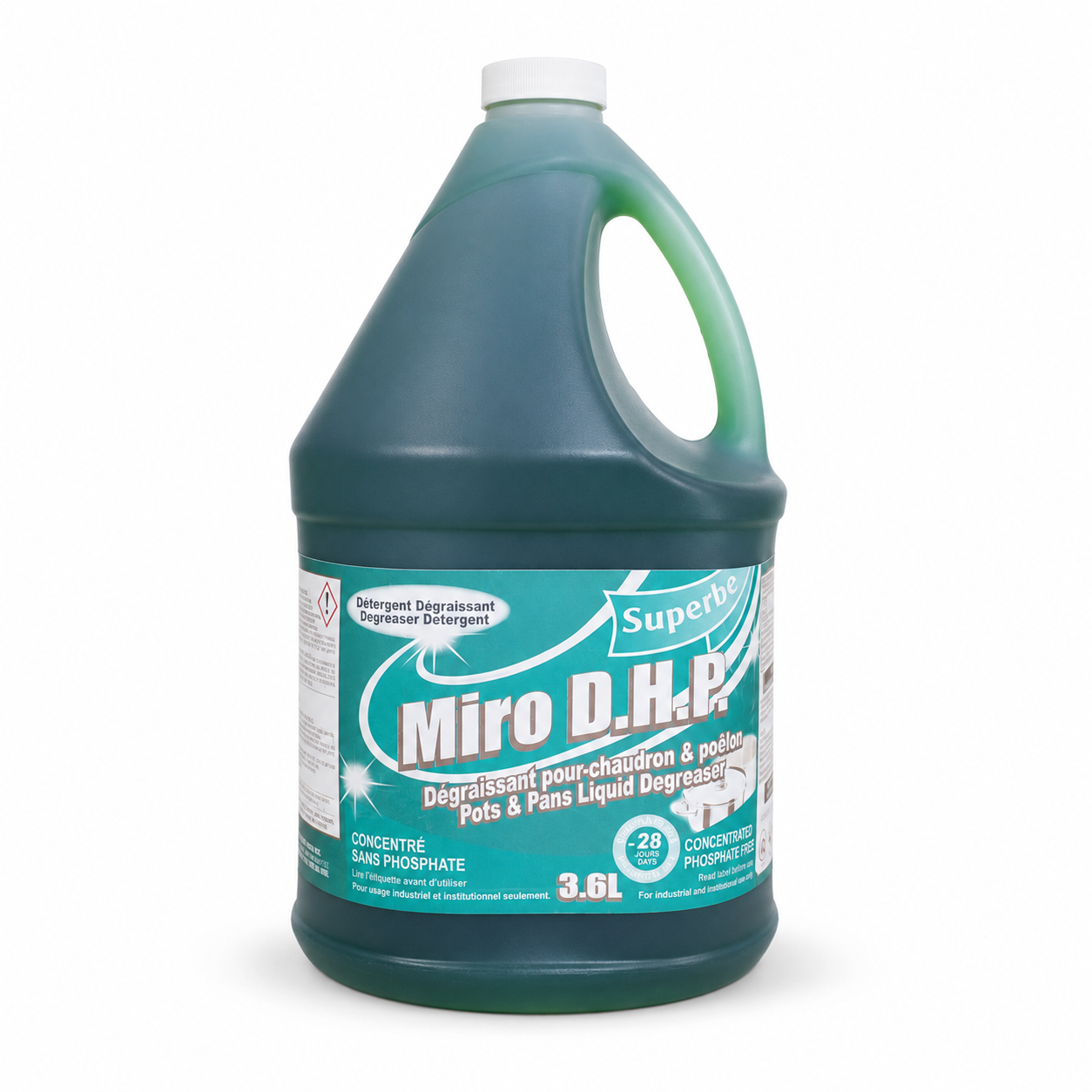 Miro D.H.P - Pots & Pans Liquid Degreaser - 3.6L - Superbe