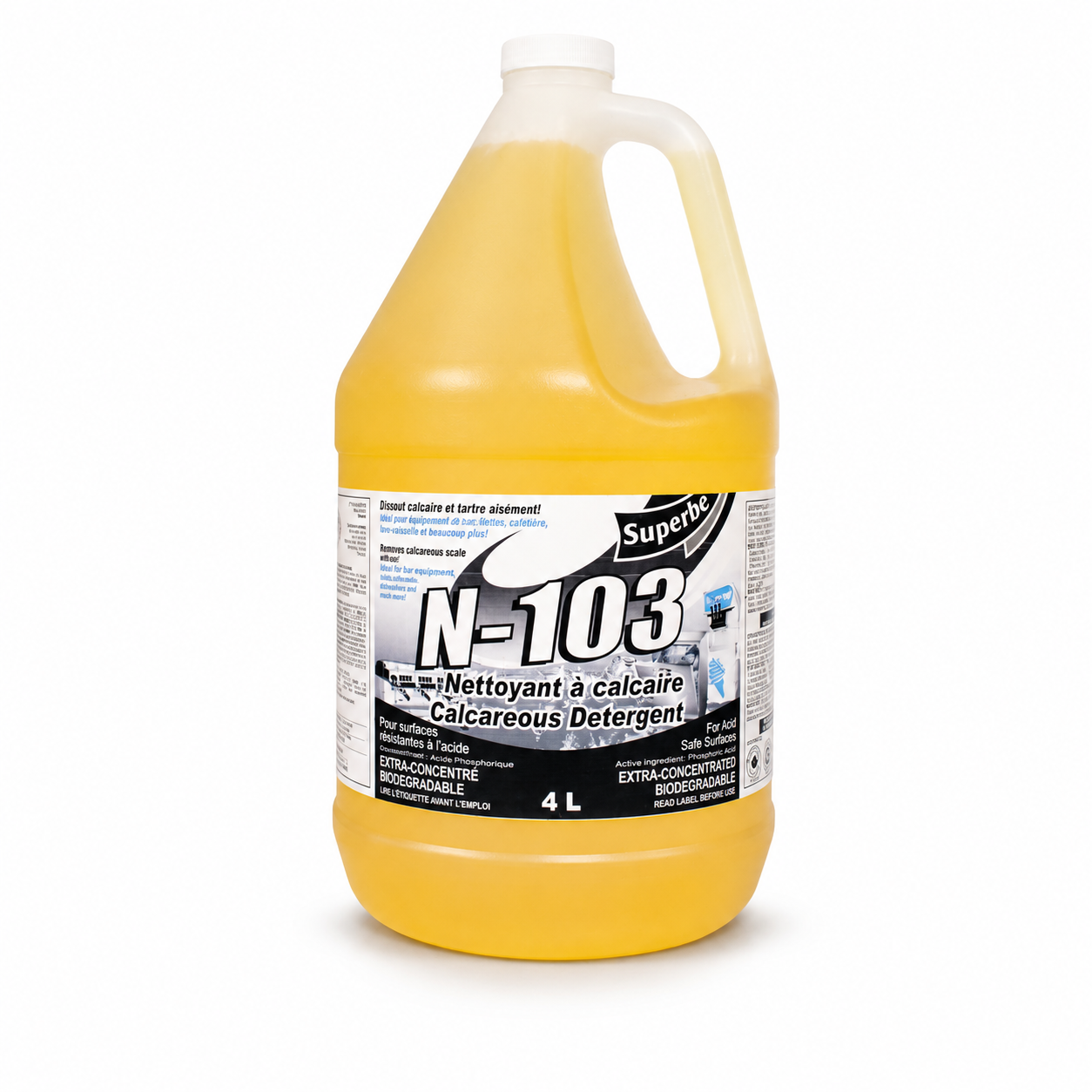 N-103 - Calcareous Detergent  4L - Superbe