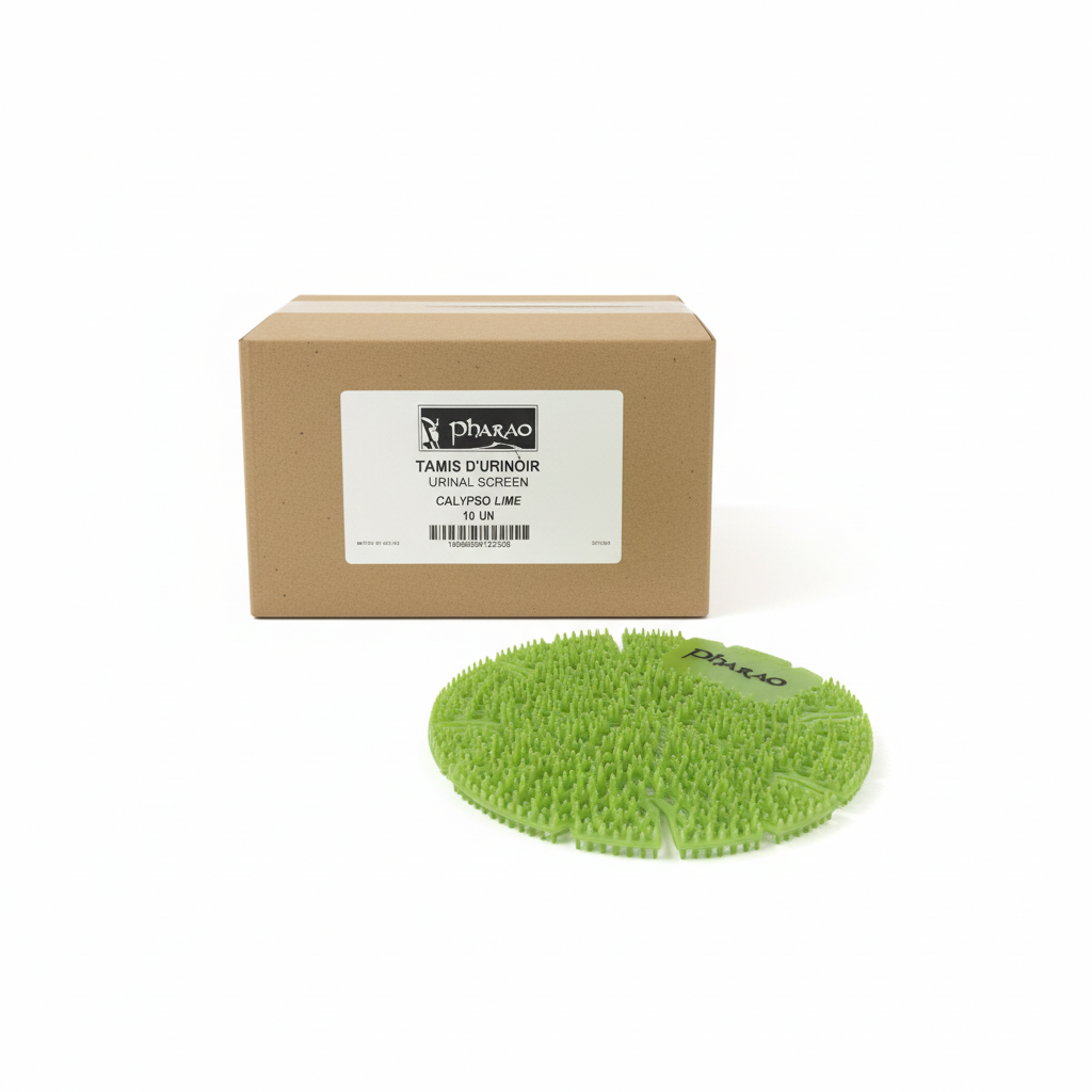 Pharao Urinal Screen – Box & Screen, White Background