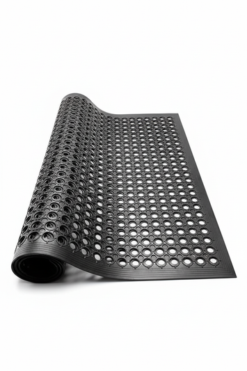 Rubber Mat – Rolled View Clean