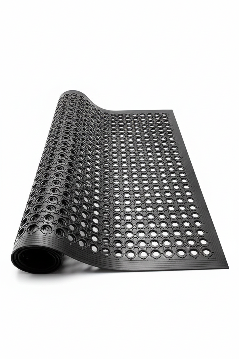 Rubber Mat – Rolled View Clean