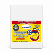 Lessive en poudre concentrée, parfum citron, 18 kg - Sans phosphates - Salubra