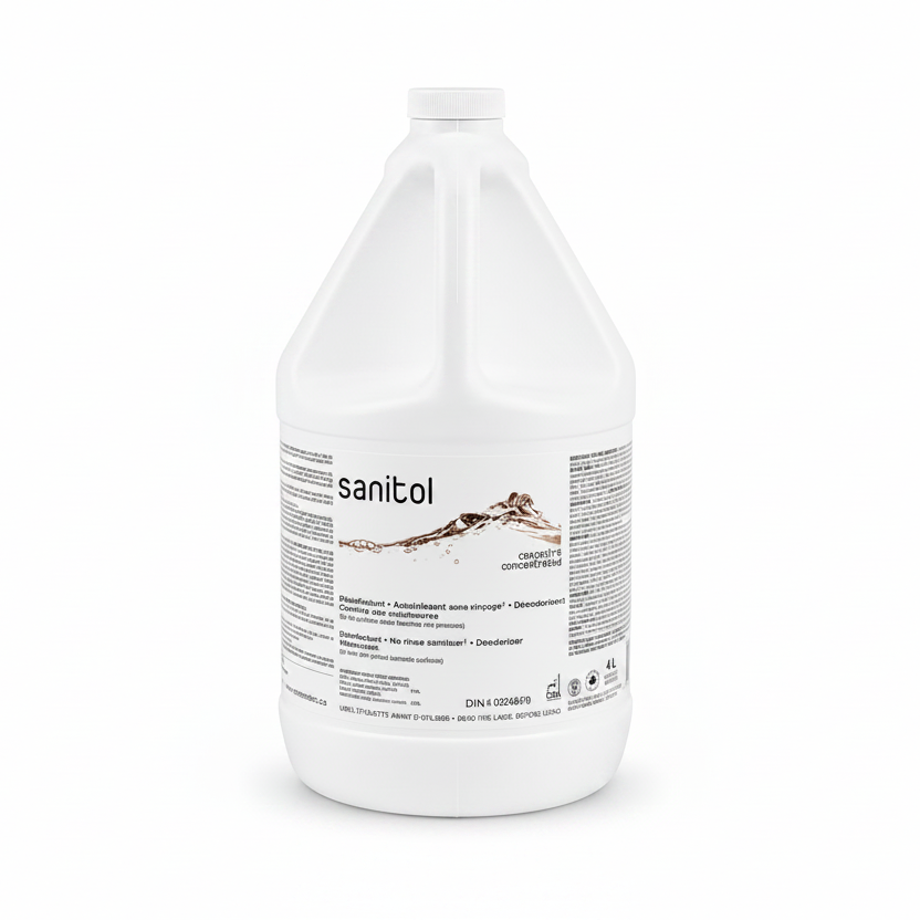 Sanitol - Disinfectant Sanitizer Deodorizer No Rinse - 4L - Safeblend