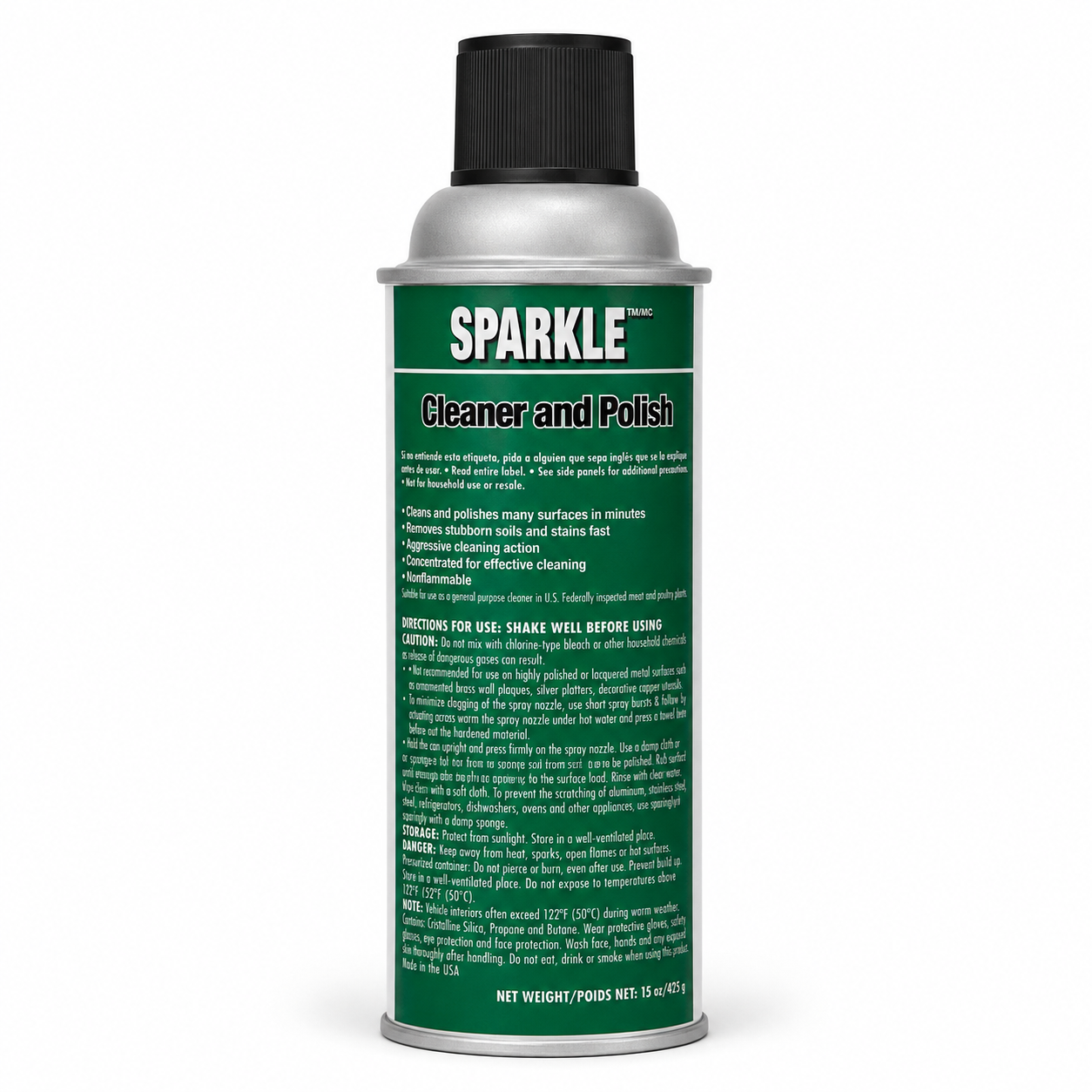 SPARKLE - Nettoyant et Polissant 425g - Certifié